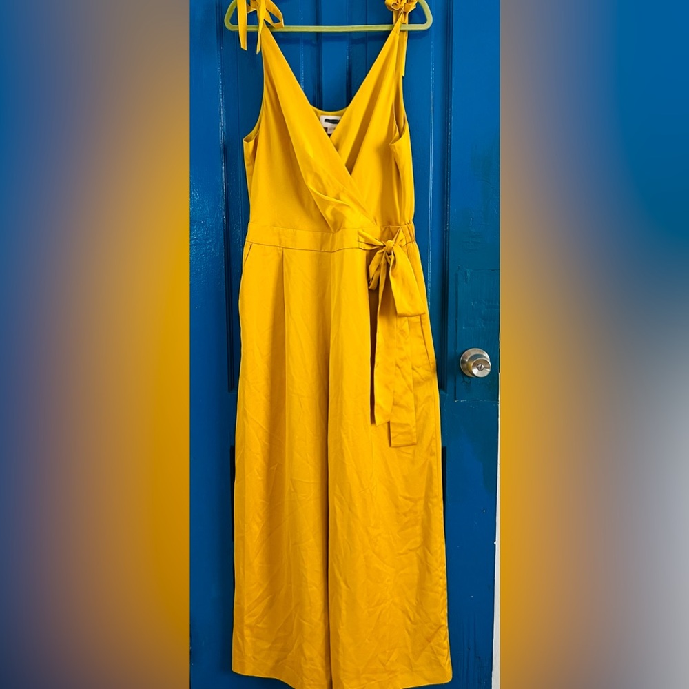 J.Crew Collection Wide leg Jumpsuit in satin-crepe